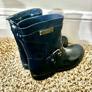 Coach rain boots
